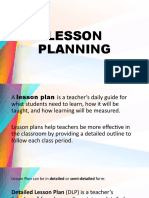 Lesson Planning 2