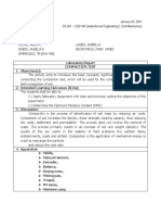 January 20, 2021 CE 401 - CE31S6 Geotechnical Engineering 1 (Soil Mechanics) GROUP - (5 Members)