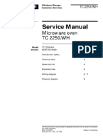 Service Manual: Microwave Oven TC 2250/WH