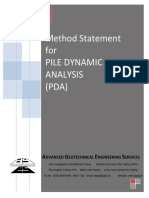 AGES - Method Statement For PDA