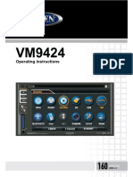 Jenson VM9424 Operating Instructions