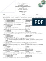 Summative Test #1 Gen Bio