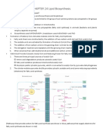 CHAPTER 24 Lipid Biosynthesis