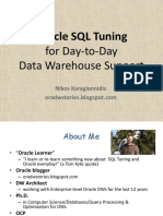 Oracle SQL Tuning: For Day-to-Day Data Warehouse Support