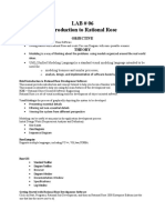 LAB # 06 Introduction To Rational Rose: Objective Theory