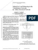 A Practical Method For Load Balancing in The LV Distribution Networks Case Study Tabriz Electrical Network