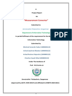 PHP Measurement Converter Project