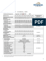 18 EN 14509:2013 AVCP3: Declared Performance For Trapezoidal - KS1000/2000 RW 0818