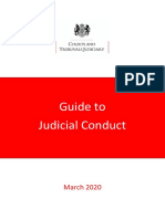 Guide To Judicial Conduct (jUK 30 March 2020)