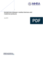 Borderlines Between Medical Devices and Medicinal Products