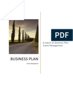 A Report On Business Plan Event Management