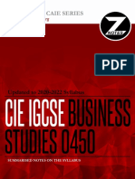 IGCSE Business Notes