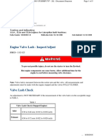 Engine Valve Lash - Inspect/Adjust: 3114, 3116 and 3126 Engines For Caterpillar Built Machines