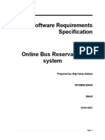 Bus Reservation SRS - Tempelate (SE)