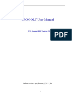 Epon Olt Neutral Command User Manual