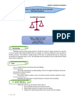 Module 5 - Applied Economics: Content: Market Pricing On Economic Decision-Making Content Standard