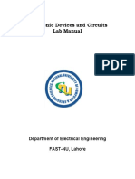 Electronic Devices and Circuits-Manual - August 2018