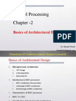 Parallel Processing Chapter - 2: Basics of Architectural Design