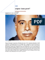 Annadurai English and Tamil Biography