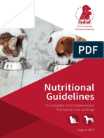 FEDIAF Nutritional Guidelines For Complete and Complementary Pet Food For Cats and Dogs