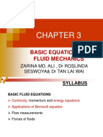 Basic Equations in Fluid Mechanics: Zarina Md. Ali, DR Roslinda Seswoya& DR Tan Lai Wai