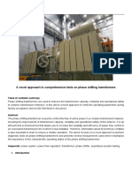 A Novel Approach To Comprehensive Tests On Phase Shifting Transformers