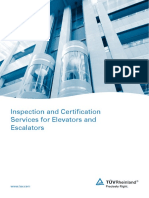 Inspection and Certification Services For Elevators and Escalators