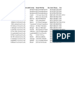 Sample Courthouse Data