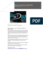 Ic 4558 Subwoofer Bass Booster Circuit Diagram, Bass Circuit For Woofer