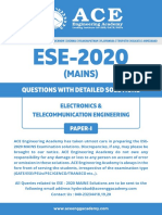 E&TE - ESE - Mains - 2020 - Paper - 1 by Ace Academy