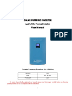 Solar Pumping Inverter User Manual Version 5.2