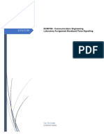 ECM3166 - Communications Engineering Laboratory Assignment Baseband Pulse Signalling