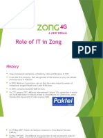 Role of IT in Zong