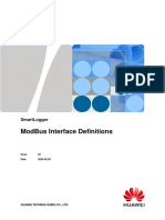 SmartLogger ModBus Interface Definitions