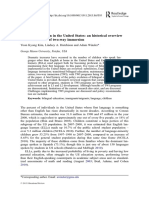 Bilingual Education in The United States An Historical Overview and Examination of Two-Way Immersion