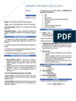 CPH LEC Demography and Pop Estimates Reviewer