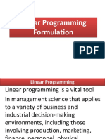 LP Formulation and Graph