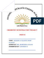 Chemistry Investigatory Project: Topic: Guided By: Submmited by