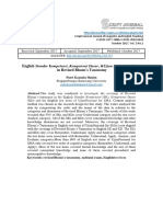 English Standar Kompetensi, Kompetensi Dasar, &ujian Nasional of SMA in Revised Bloom's Taxonomy