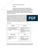 Finlatics Investment Banking Experience Program Project 2 Education Technology Company