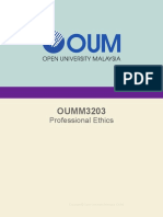 OUMM3203 Professional Ethics - Eaug20