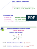 Basic Types of P-i-N Diode Phase Shifters: A) Circulator Coupled: (B) Hybrid Coupled