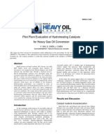 Pilot Plant Evaluation of Hydrotreating Catalysts For Heavy Gas Oil Conversion