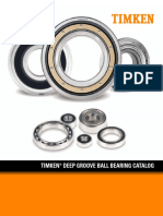 Timken Deep Groove Ball Bearing Catalog