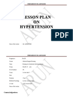 LESSON PLAN Hypertension