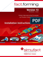 Installation Instructions: Perfect Manufacturing Processes by Practice-Oriented Simulation