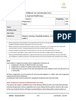 Assessment Brief Social and Health Issues