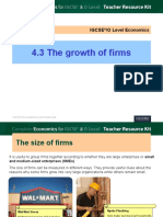 The Growth of Firms