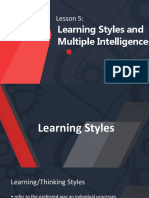 Styles and Multiple Intelligences