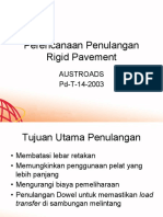 Perencanaan Penulangan Rigid Pavement